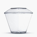 Copo Acrílico Transparente Cristal 100ML PIC 101 - 500 Unidades