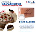 Embalagem p/ Bolos e Tortas Branca c/ Tampa Alta - G32MA - 100 Unidades