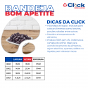 Bandeja Rasa Branca BR01 - 4 Pacotes de 100 Unidades