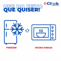 Embalagem Marmita 3 Divisórias Freezer e Microondas 850ML G331 - 100 Unidades