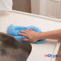 Rolo Bobina Pano Multiuso Azul Limpeza Medix 28cm x 300mts - 750 Panos