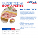 Bandeja Funda Amarela BF03AM - 4 Pacotes de 100 Unidades