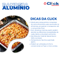 Assadeira Forma Descartável Alumínio Retangular 6400ml Thermoprat