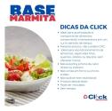 Kit Marmitex Redonda Isopor BM100Q Branca 500ml + Tampa 100un