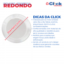 Prato Acrílico Redondo Sobremesa Resistente Cristal 15cm - 10 Unidades