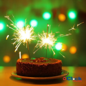 Vela Palito Estrelar Faísca Bolo Festa Aniversário - 4 Unidades