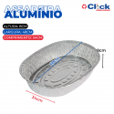 Assadeira Forma Descartável Alumínio Oval 7LTS - 20 Unidades