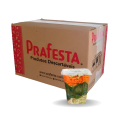Pote Quadrado C/ Tampa 350ML - 12 Pacotes de 20 Unidades