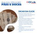 Saco de Pão Doces Salgado Impresso Kraft 7.5KG - 500 Unidades