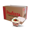 Pote Quadrado C/ Tampa 250ML - 12 Pacotes de 20 Unidades