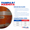 Tampa para Marmita BM100Q/102Q/104Q Bom Apetite 20cm - 100 Unidades