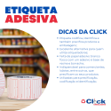 Rolo Etiqueta Adesiva Preço Validade Peso Produto Mercado F-07 50x3CM Group - 666 Unidades