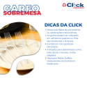 Garfo Sobremesa Descartável Cristal Transparente - 50 Unidades
