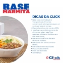 Kit Marmitex Redonda Isopor BM102Q Branca 750ml + Tampa 100un