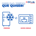 Embalagem Marmita 3 Divisórias Freezer e Microondas 850ML G331 - 100 Unidades
