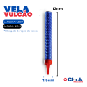 Vela Vulcão Estrelada Champagne Bolo Festa Aniversário - 50 Unidades