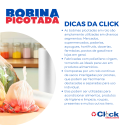 Rolo Bobina Plástica Picotada Sacos Alimentos Transparente B-SL 18x30 Extrusa-Pack - 1000 Unidades