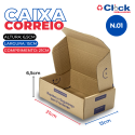 Caixa Correio Papelão Delivery Envio N.01 (21X15X6.5) - 25 Unidades