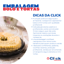 Embalagem Boleira Plástica Mini Torta Bolo Média Base Preta Eco 32M Ecoplast - 100 Unidades