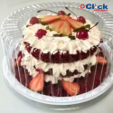 Embalagem p/ Bolos e Tortas Pequena Alta Branca - G37MA - 100 Unidades