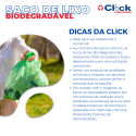 Saco de Lixo Biobag Biodegradável Verde 30LTS 59x62 - 300 Sacos