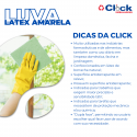 Luva Látex Limpeza Sanro Standard Amarela ( G ) - 1 Par