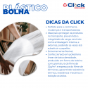 Rolo Bobina Plástico Bolha Soft Resistente 80cm x 25mts