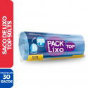 Rolo Saco Lixo Top Azul Picotado Resistente 50LTS 63x80 - 30 Sacos