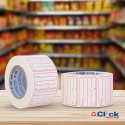 Rolo Etiqueta Adesiva Preço Validade Peso Produto Mercado F-07 50x3CM Group - 666 Unidades