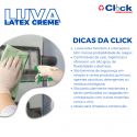 Luva Latex Descartável Multiuso Impermeável Econômica Creme ( M ) - 144 Pares