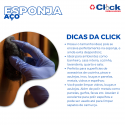 Esponja Lã de Aço Assolan Ypê 45g - 160 Unidades