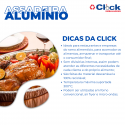 Assadeira Forma Descartável Alumínio Oval 7LTS - 20 Unidades