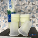Copo Plástico Descartável 180ml Biodegradavel Verde Transparente Copomais - 100 Unidades
