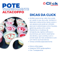 Pote Transparente 300ML - 50 Unidades