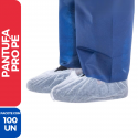 Pantufa Sapatilha Pro Pé TNT Branco Descartável 20G - 100 Unidades