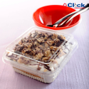 Embalagem P/ Doces e Salgados Quadrado C/ Tampa 200ML G650 - 300 Unidades