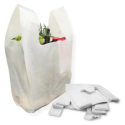 Sacola Plástica Branca Lisa Reforçada Economica 38 x 48 Extrusa pack - 1000 Unidades