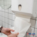 Papel Toalha Interfolha Branco Celulose 20x21 White Paper - 5000 Unidades