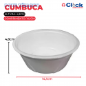 Pote Térmico Cumbuca Isopor BM300 Sopa Caldo Açaí 350ml - 100 Unidades