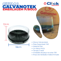 Embalagem p/ Bolos e Tortas Preta c/ Tampa Alta - G32MA - 100 Unidades