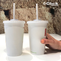 Canudo FastFood Biodegradavel (Sache) - 100 Unidades