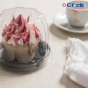 Embalagem P/ Cupcake e Doces C/ Tampa 250ML G685 - 300 Unidades