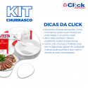 Kit Churrasco Descatável Reforçado Pratos e Talheres - 10 Unidades cada