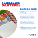 Guardanapo de Papel Folha Simples Santepel 33x30 - 2400 Unidades