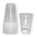 Copo Plástico Descartável Transparente 300ml Café Água Econopot - 100 Unidades