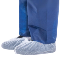 Pantufa Sapatilha Pro Pé TNT Branco Descartável 20G - 100 Unidades