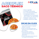 Embalagem Térmica Hot Pack p/ Pizza (Metalizado) - 200 Unidades