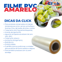 Filme PVC Resinite Amarelo (Bobina) - 38cm X 09 X 1000MT