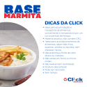 Base para Marmita Isopor BM104Q 1100ML Bom Apetite - 100 Unidades