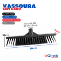 Vassoura de Pelo 60cm Base Plástico SEM Cabo